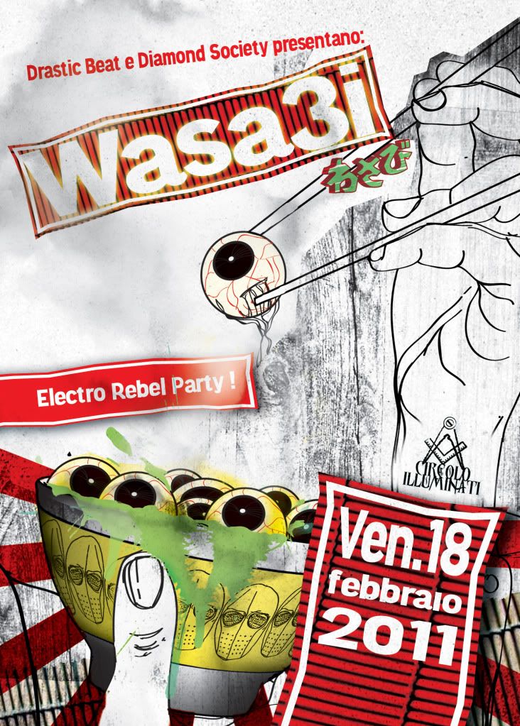 L'Electro Nu Creepy Rave di WASA3I il 18/02 per la prima volta a Roma al Circolo Degli Illuminati!
