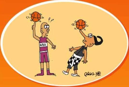 basket ball cartoon