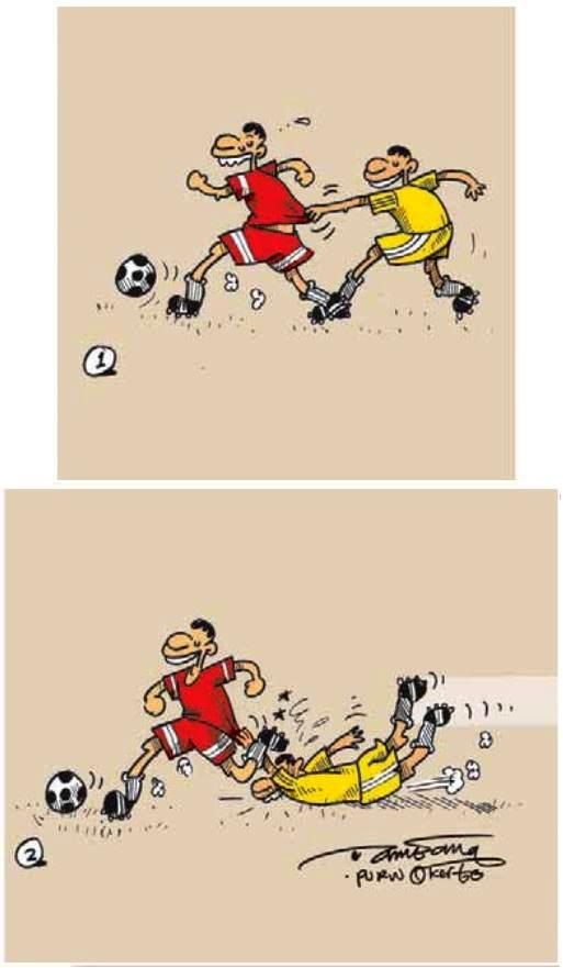 sepakbola cartoon 