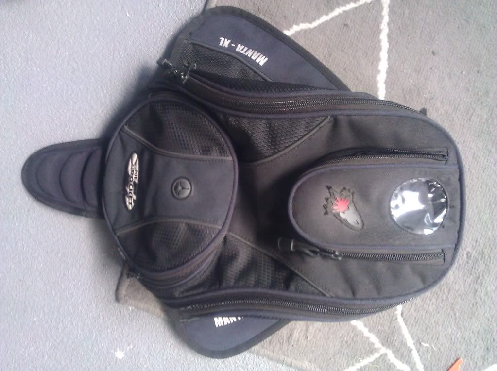 joe rocket manta xl tank bag