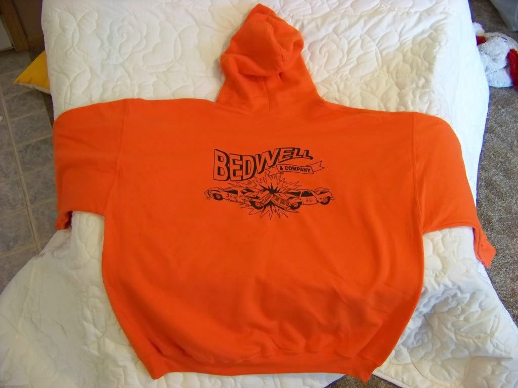 Orange,Bedwell & Company Adult Hoodies