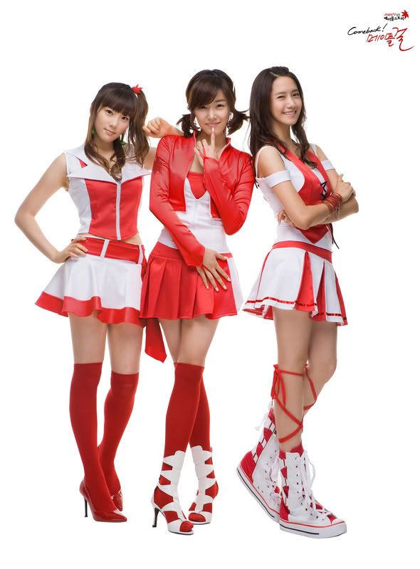 Girls Generation Maplestory. I guess the quot;uniformed girlsquot;