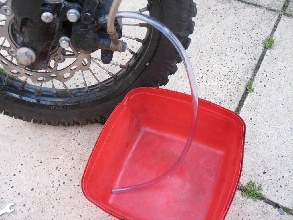 How to Bleeding the Brakes Mini Dirt Bikes & Pit Bikes Forum