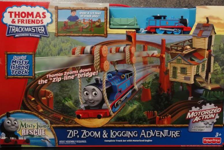 THOMAS & FRIENDS TRACKMASTER ZOOM & LOGGING ADVENTURE eBay