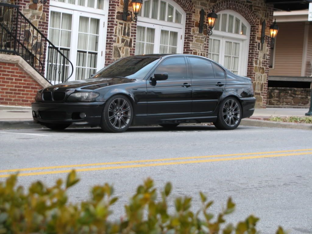 Blacked out bmw 330 #5