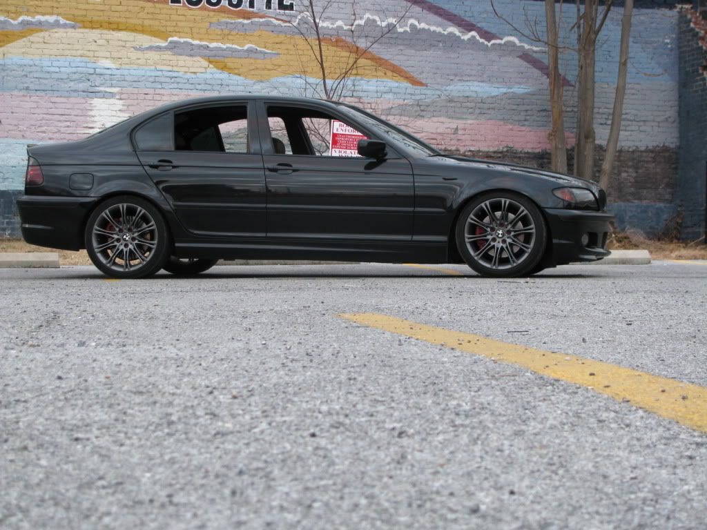 Bmw 330i blacked out #1