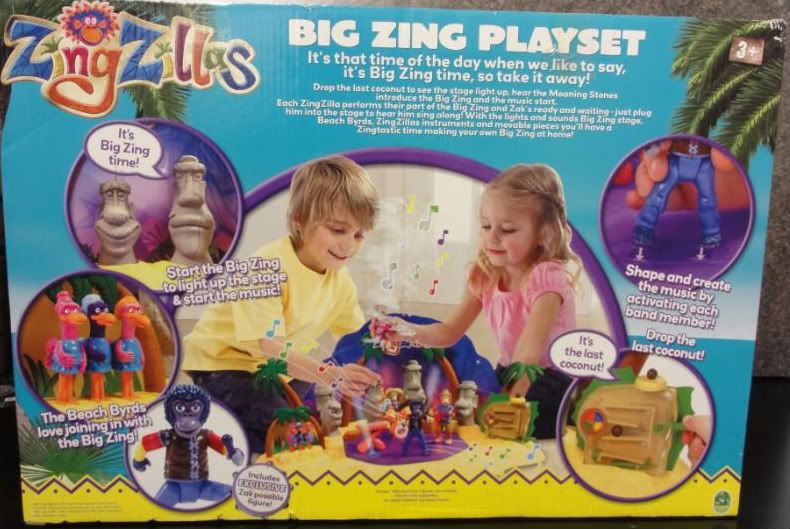 BIG ZING PLAYSET WITH ZAK FIGURE FROM ZINGZILLAS BNIB | eBay